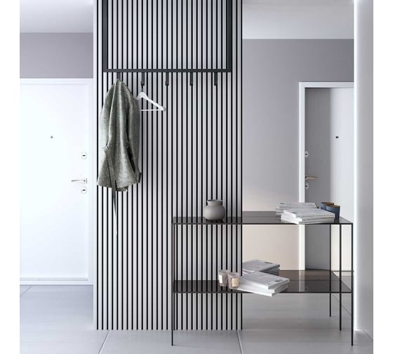 Панель стеновая акустическая STELLA МДФ Trend Standart Белый 2780x600x21 мм, уп.1шт ЦБ-00015437