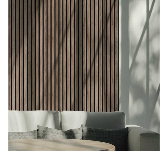 Панель стеновая акустическая STELLA Trend Standart Дуб Винтаж 2780x600x21 мм, уп.1шт ЦБ-00015436