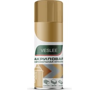 Акриловая аэрозольная краска Veslee золотой, металлик VIGL