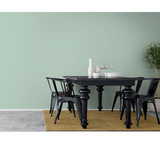 Матовый влагостойкий лак ITALICA (CREPCO) цвета Матово-Зеленый Жад/Matte Jade Green, для декоративной штукатурки и деревянных поверхностей, для любых помещений снаружи и внутри 793-1608010