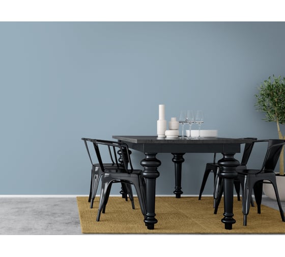Матовый влагостойкий лак ITALICA (CREPCO) цвета Синий Туман/Foggy Blue, для декоративной штукатурки и деревянных поверхностей, для любых помещений снаружи и внутри 793-2507010