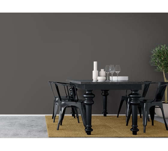 Матовый влагостойкий лак ITALICA (CREPCO) цвета Темно-Серый/Dark Grey, для декоративной штукатурки и деревянных поверхностей, для любых помещений снаружи и внутри 792-0004000