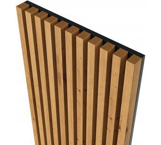 Панель декоративная акустическая Sebmet 1200x600x21 Дуб крафт 1 шт TD116112060 1