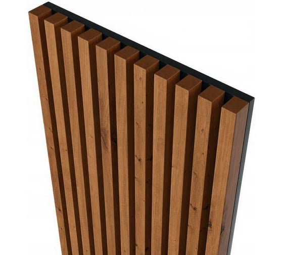 Панель декоративная акустическая Sebmet 600x600x21 Дуб Чарльстон 1 шт TD116306060 1