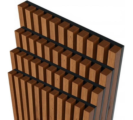 Панели декоративные акустические Sebmet 600x600x21 Дуб Чарльстон 4 шт TD116306060-4