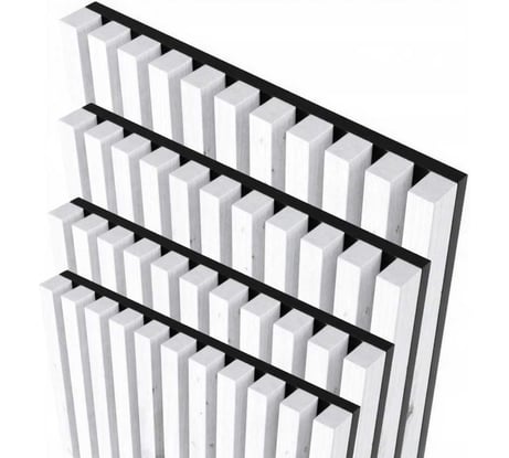 Панели декоративные акустические Sebmet 600x600x21 Дуб крафт белый 4 шт TD116206060-4