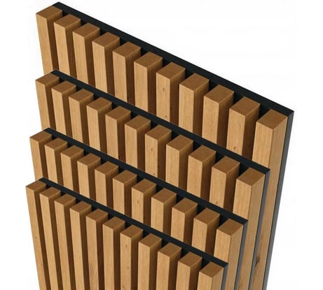 Панели декоративные акустические Sebmet 600x600x21 Дуб крафт 4 шт TD116106060-4