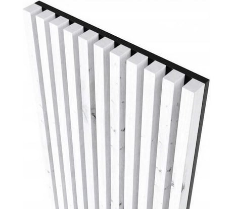 Панель декоративная акустическая Sebmet 1200x600x21 Дуб крафт белый 1 шт TD116212060