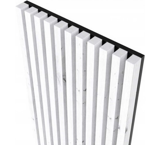 Панель декоративная акустическая Sebmet 1200x600x21 Дуб крафт белый 1 шт TD116212060 1