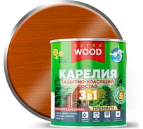 Защитно-красящий состав Farbitex 3в1 для древесины калужница Карелия (0.75 л) W 4300016704