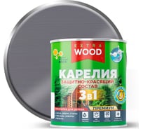 Защитно-красящий состав Farbitex 3в1 для древесины скандинавия Карелия (0.75 л) 4300016712