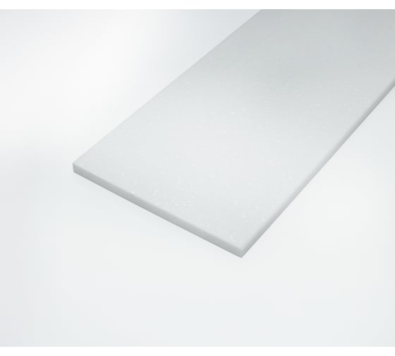 Подоконник из искусственного камня BNV 2200x300x12мм, белый с вкраплением цвет, глянцевая поверхность 4603307454338