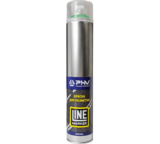 Краска для разметки PHV Line Marker - RAL 6024 Транспортный зеленый - Аэрозоль 1000 мл. PHV-A07820