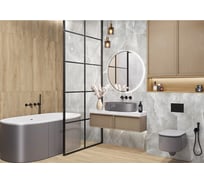 Керамогранит Delacora Salt Gray лаппатированный карвинг, 1200x600x9.5, 1.44м2, 2 шт в упаковке, серый D120246L