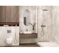 Керамогранит Delacora Salt Beige лаппатированный карвинг, 1200x600x9.5, 1.44м2, 2 шт в упаковке, бежевый D120245L