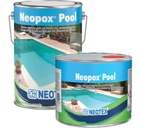 Эпоксидная 2К краска для бассейнов NEOTEX NEOPOX POOL A+B 5кг (голубая) Ral 1533 15855300