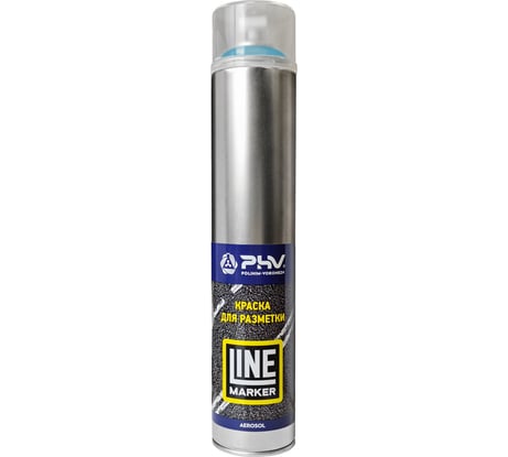 Краска для разметки PHV Line Marker - RAL 5017 Транспортный синий - аэрозоль 1000 мл, A07819 PHV-A07819