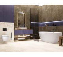 Керамогранит матовый Микроцемент коричневый / Microcement Brown Artkera Group 600х600х9,5 1,44 м2 (4 шт в уп) коричневый GP6060MIM08M