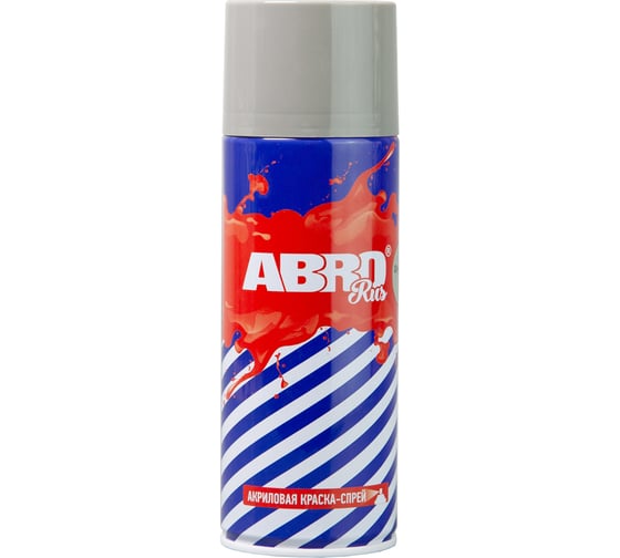 Краска-спрей ABRO Rus №48 светло-серая, 473 мл, 1 шт. SPO-048-R