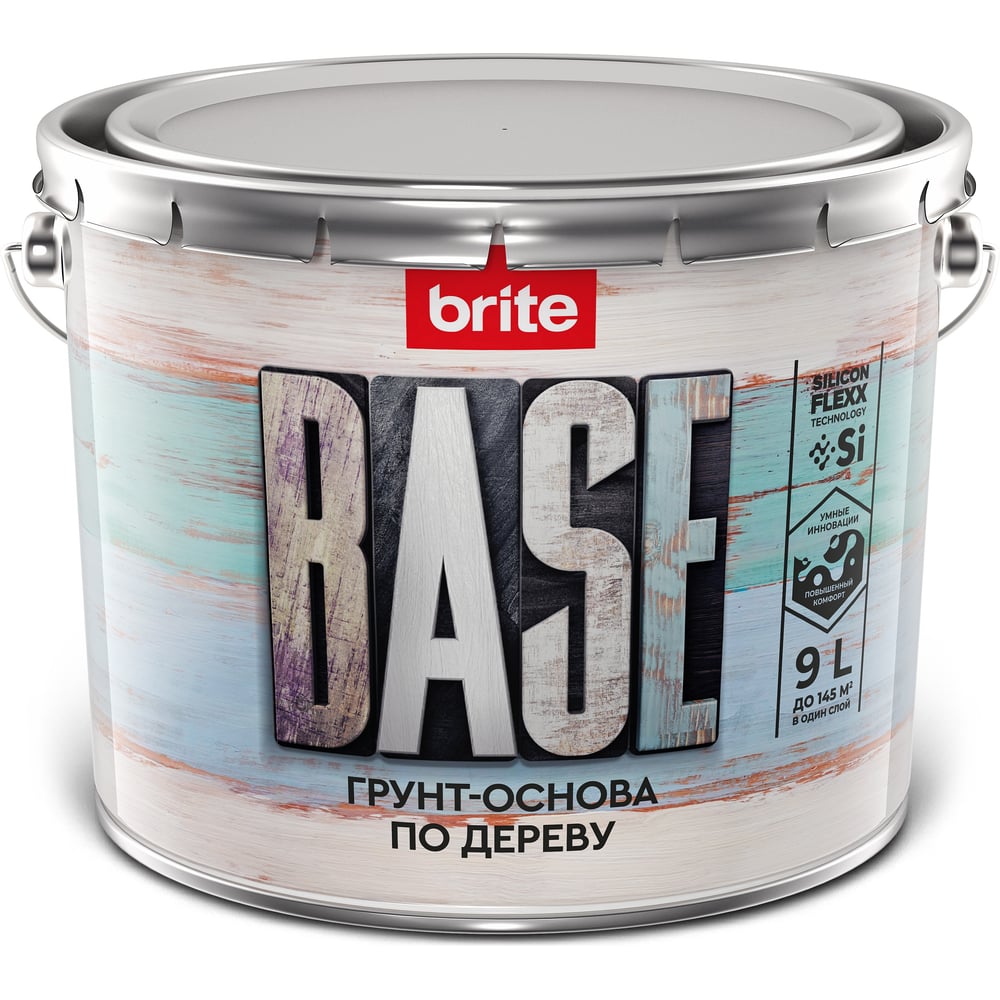 Грунт-основа по дереву BRITE FLEXX для наружных и внутренних работ ...