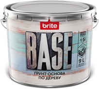 Грунт-основа по дереву BRITE FLEXX для наружных и внутренних работ, ведро 9 л 212416