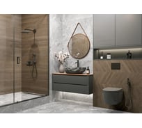 Керамогранит Delacora Walnut Chevron Dark матовый карвинг 1200x600x9,5 1.44м2, 2 шт в уп, коричневый D120249M