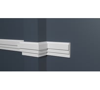 Стеновой молдинг Decor-Dizayn ударопрочный влагостойкий под покраску 45Х15Х2000 мм DD625