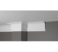 Потолочный карниз Decor-Dizayn ударопрочный влагостойкий под покраску 120Х60Х2000 мм DD516