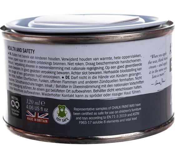 Воск интерьерный прозрачный Annie Sloan Chalk Paint Clear Wax 120 мл WCLR120
