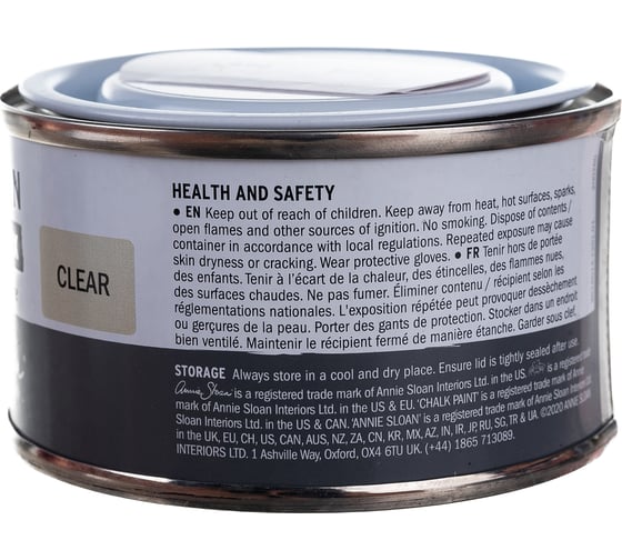 Воск интерьерный прозрачный Annie Sloan Chalk Paint Clear Wax 120 мл WCLR120