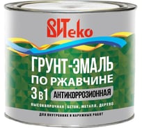 Грунт-эмаль по ржавчине 3 в 1 ВИТeko, вишня, 2,6кг 40253