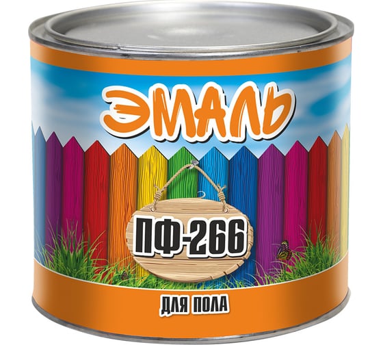 Эмаль для пола ВИТ ПФ-266 Z, терракот, 2,6кг 39989 1