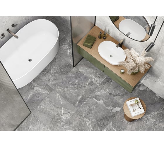 Керамогранит New Trend Wild Dark  матовый 600х600х9,5 1,44м2 серый D60260M 1