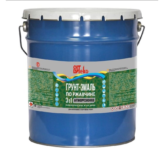 Грунт-эмаль по ржавчине ВИТeko 3 в 1 Шоколад 20ВИТeko 42462 1