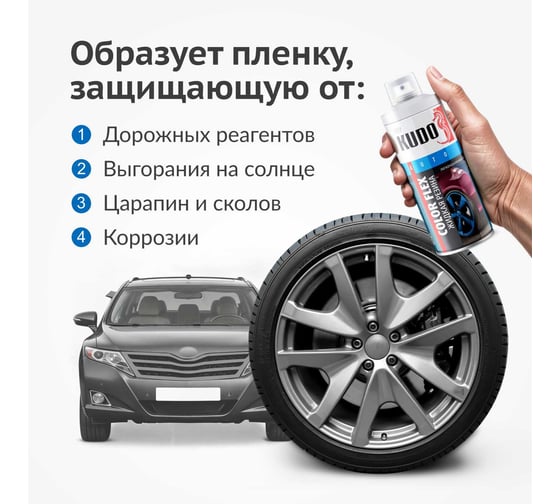 Жидкая резина KUDO COLOR FLEX прозрачная KU-5551
