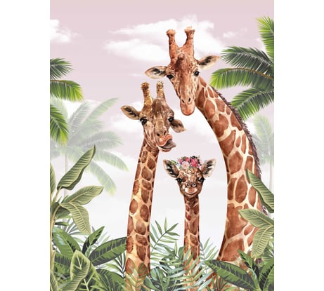 Фотообои Dekor Vinil Жирафы 200х260 см 7771dv