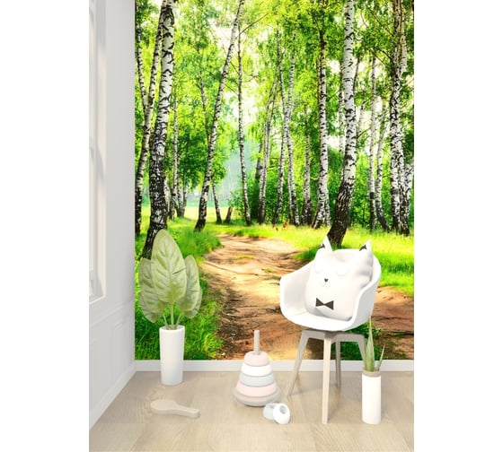 Фотообои Dekor Vinil Березовая роща 200х260 см 7190dv