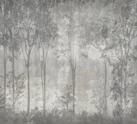 Фотообои Dekor Vinil Абстрактный лес в серых оттенках 300х260 см 7781dv