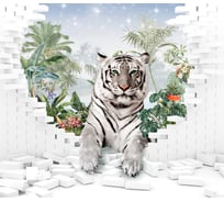 Фотообои Dekor Vinil 3D Тигр 300х260 см 8100dv
