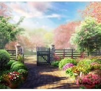 Фотообои Dekor Vinil Выход в сад 300х260 см 6825dv