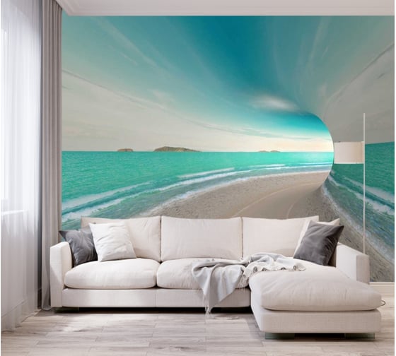 Фотообои Dekor Vinil 3D море туннель 300х260 см 7180dv