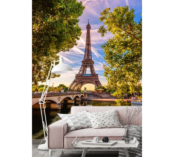 Фотообои Dekor Vinil Закат в Париже 200х260 см 7591dv