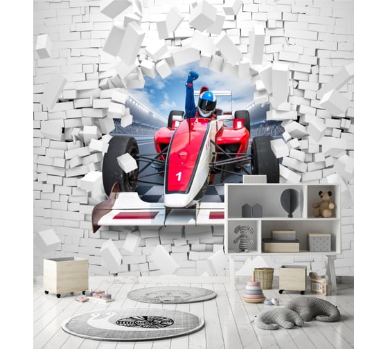 Фотообои Dekor Vinil 3D Ралли 300х260 см 8085dv