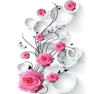 Фотообои Dekor Vinil 3D Розы и кольца 200х260 см 7675dv
