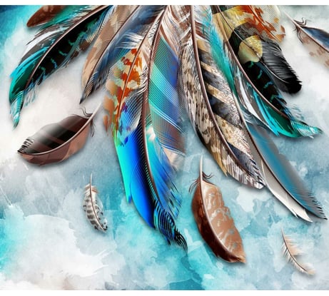 Фотообои Dekor Vinil Перья 300х260 см 7285_dv