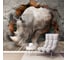 Фотообои Dekor Vinil Носорог с эффектом 3D 300х260 см 8209dv 2