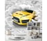 Фотообои Dekor Vinil Желтая машина с эффектом 3D 300х260 см 7775dv 2