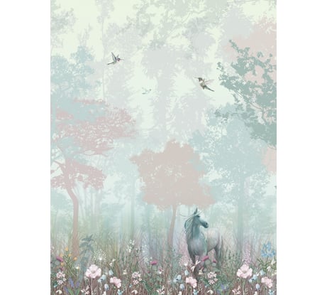 Фотообои Dekor Vinil Единорог в лесу 200х260 см 7541dv