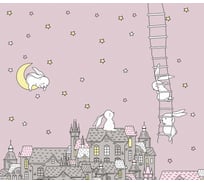 Фотообои Dekor Vinil Зайцы и домики 300х260 см 7671dv