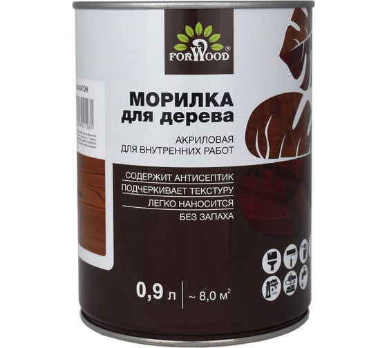 Морилка Forwood ВД-АК 21 махагон, 0,9 л 145384 1